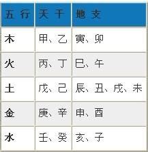 五行查|生辰八字五行查询